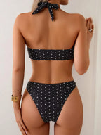 Biquíni Noir Poá Areezi