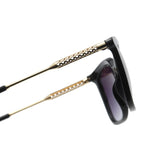 Clássico quadrado óculos de sol das mulheres dos homens do vintage marca óculos de sol liga quadro retro tendência moda estilo tons oculos de sol