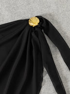 Praia bikini cobrir saia de metal escudo malha tecido envoltório em torno do vestido de praia roupa de banho feminina cobrir vestido beachwear