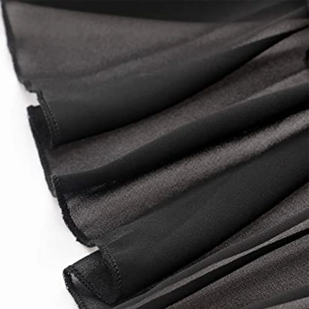 Sarongs curtos femininos para maiô, envoltório de biquíni de praia, saia curta pura, lenço de chiffon, coberturas para roupas de banho