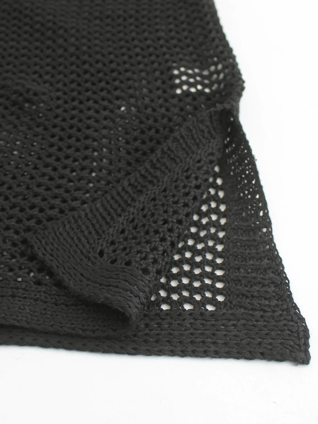 Saia curta de malha feminina com alças ocas e fenda, camisa sexy de praia para o verão