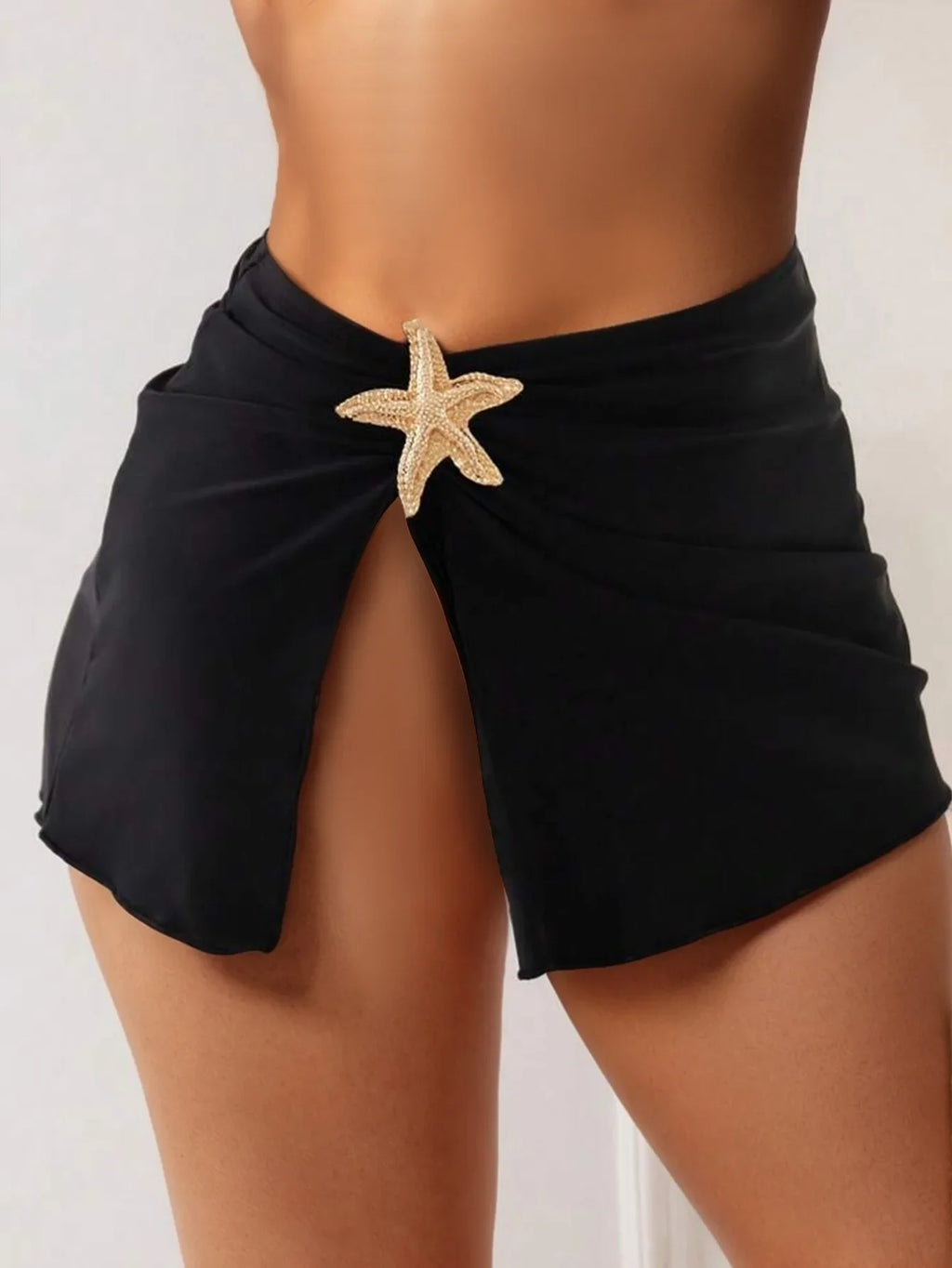 Praia bikini cobrir saia de metal escudo malha tecido envoltório em torno do vestido de praia roupa de banho feminina cobrir vestido beachwear