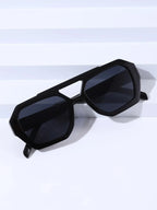 Óculos de sol irregulares de feixe duplo europeu e americano transfronteiriço 2023 novos óculos de sol retrô personalizados populares na sala