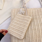 Designer bolsas femininas moda grande capacidade palha sacola verão praia saco casual bali grande bolsa